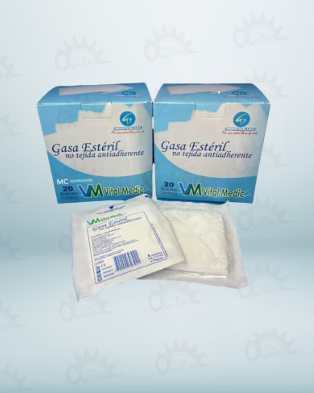 GASA ESTERIL 7.5X7.5 . PAQ X 5 UND CAJA X 20