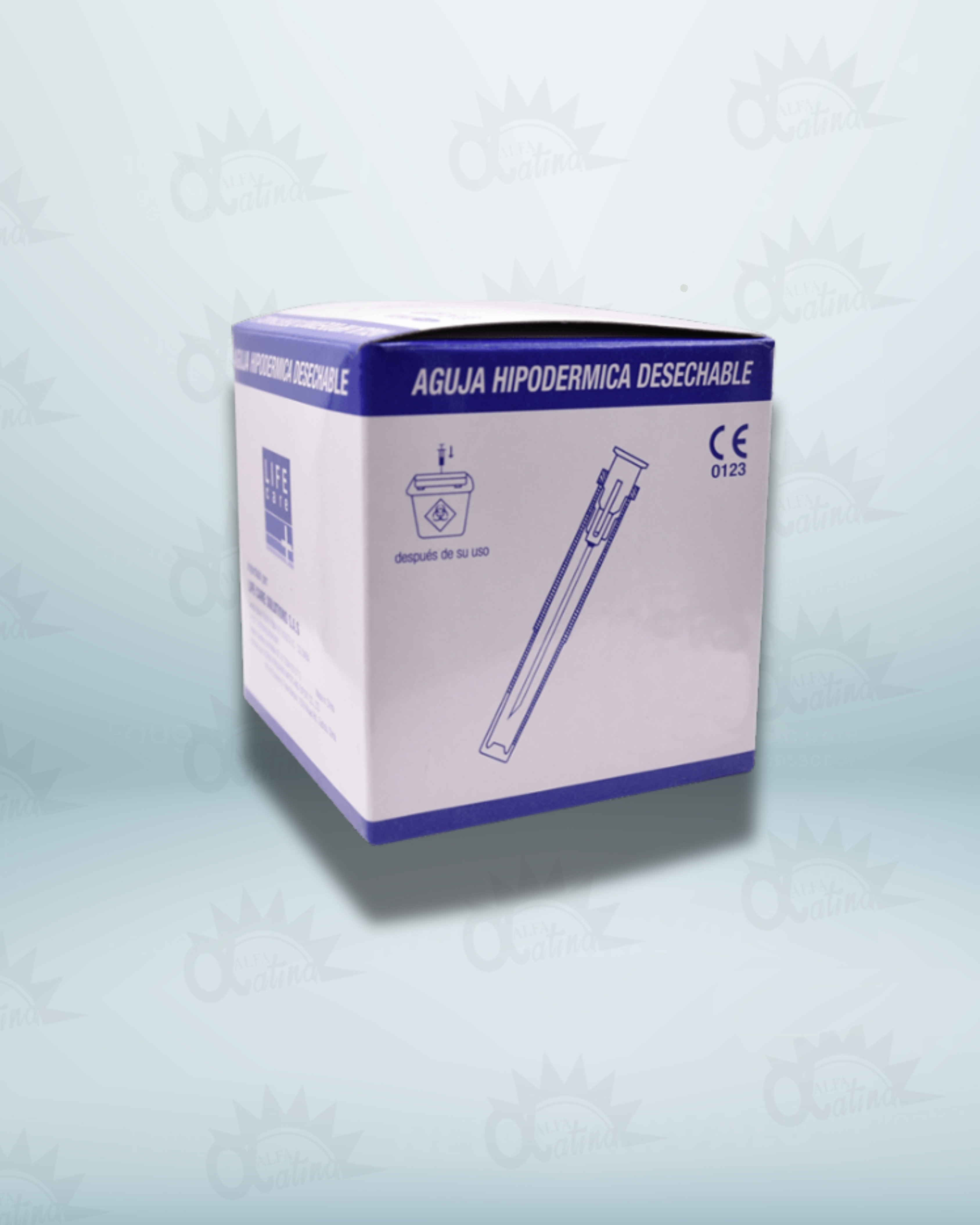 AGUJA HIPODERMICA 16G X 1 1/2. CAJA X 100 UND