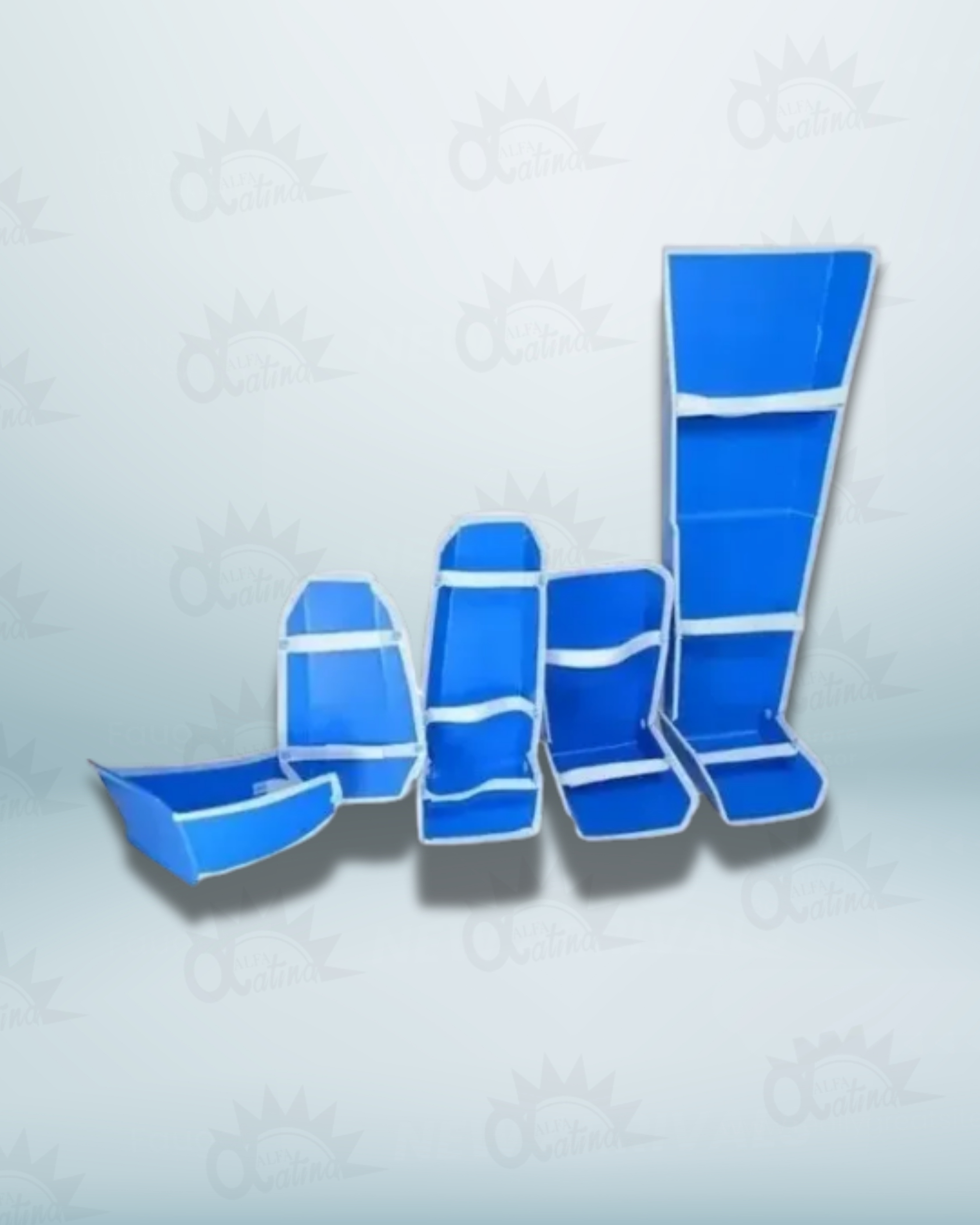 KIT INMOVILIZADOR DE CARTON PLASTICO 5 PIEZAS PEDIAT